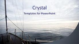  Presentation with sailing - Colorful presentation design enhanced with  backdrop and a  colored foreground