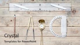  Presentation with compass sailing - PPT layouts consisting of marine studies - navigation still-life skipper equipment compass background and a  colored foreground