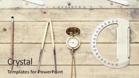  Presentation with compass sailing - Colorful slides enhanced with marine studies - navigation still-life skipper equipment compass backdrop and a lemonade colored foreground