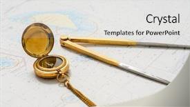  Presentation with navigation - Beautiful PPT theme featuring marine studies - navigation still-life skipper equipment backdrop and a  colored foreground