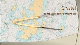  Presentation with marine life - Colorful PPT theme enhanced with marine studies - navigation still-life skipper equipment backdrop and a lemonade colored foreground