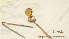  Presentation with marine life - PPT theme featuring marine studies - navigation still-life skipper equipment background and a lemonade colored foreground