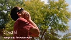  Presentation with eclipse - Cool new presentation theme with marion-il-usa-august-21 backdrop and a  colored foreground