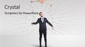  Presentation with cocaine drug powder and lines - Cool new slide set with marionette businessman with doodle lines backdrop and a  colored foreground