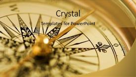  Presentation with compass - Presentation theme featuring maritime - compass background and a gold colored foreground