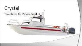  Presentation with geotechnical engineering soil boring boat - Cool new slides with maritime accident - image of boat backdrop and a white colored foreground