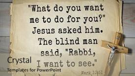  Presentation with bible verses - PPT layouts with mark what do you want background and a mint green colored foreground