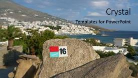  Presentation with marker - Colorful slide deck enhanced with marker near the batsi village backdrop and a teal colored foreground