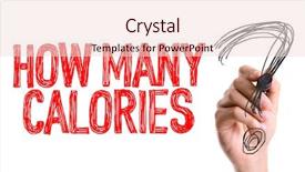  Presentation with marker - Slide deck having marker writing how many calories background and a lemonade colored foreground