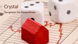  Presentation with market - Cool new presentation theme with market concept image with graph backdrop and a lemonade colored foreground