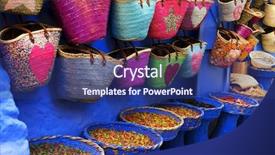  Presentation with land in africa - Cool new theme with market in chefchaouen morocco africa backdrop and a ocean colored foreground