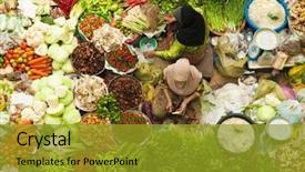  Presentation with malaysia - Amazing presentation theme having market in kota bharu malaysia backdrop and a gold colored foreground