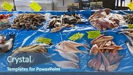  Presentation with air france - PPT theme consisting of market in old nice france background and a ocean colored foreground