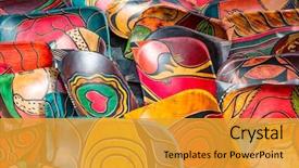  Presentation with tribal - Cool new theme with market in south africa backdrop and a gold colored foreground