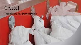  Presentation with plastic bag - PPT layouts consisting of market plastic bag background and a red colored foreground