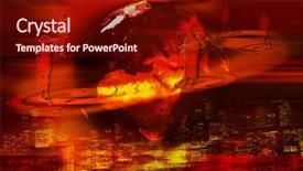  Presentation with tech design abstract technology - Colorful presentation enhanced with market situation - abstract e-mail design backdrop and a wine colored foreground