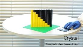  Presentation with opioid painkillers crisis and drug - Slide set consisting of market situation - formula for recession - crisis background and a light gray colored foreground