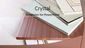  Presentation with antique wood furniture - Slides featuring market size - samples of wooden panels background and a soft green colored foreground