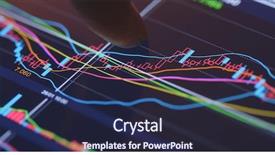  Presentation with data analysis - Audience pleasing theme consisting of marketing - analysis stock market data backdrop and a navy blue colored foreground