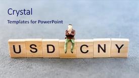  Presentation with investment - Slide deck enhanced with political marketing - business investment concept picture background and a lemonade colored foreground