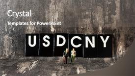  Presentation with investment - Audience pleasing presentation design consisting of political marketing - business investment concept picture backdrop and a gray colored foreground