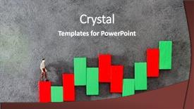  Presentation with stock market abstract business concept - Cool new PPT theme with political marketing - business investment concept picture backdrop and a gray colored foreground