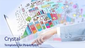  Presentation with marketing - Colorful presentation enhanced with pharmacy - pink pills in blister pack backdrop and a sky blue colored foreground