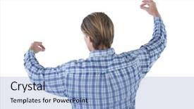  Presentation with marketing - Beautiful slides featuring marketing imaginary product during presentation backdrop and a  colored foreground