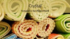  Presentation with winery sale - Beautiful PPT theme featuring marketing machinery - sale of bath mats backdrop and a yellow colored foreground