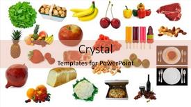  Presentation with gluten free food various pasta - Amazing presentation design having marketing pizza - page of various food backdrop and a coral colored foreground