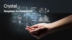  Presentation with idea of earth creation mixed - Beautiful slides featuring marketing plan - carrying out great success idea backdrop and a tawny brown colored foreground