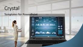  Presentation with done - Audience pleasing theme consisting of marketing report - she has done great work backdrop and a light gray colored foreground