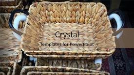  Presentation with istanbul - Audience pleasing PPT theme consisting of marketing structure - wicker baskets at the street backdrop and a coral colored foreground