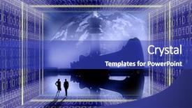  Presentation with war - PPT theme having marketing warfare - digital industrial war concept competition background and a royal blue colored foreground