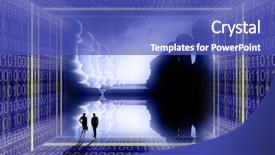  Presentation with war - Presentation theme enhanced with marketing warfare - digital industrial war concept competition background and a cobalt blue colored foreground