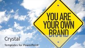  Presentation with your culture is your brand - Slides having marketing yourself - you are your own brand background and a light blue colored foreground