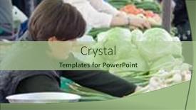  Presentation with macedonia - Cool new theme with marketplace-in-macedonia backdrop and a mint green colored foreground