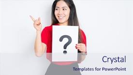  Presentation with cutout paper people standing around globe holding hands - Amazing slide set having marking - young brunette woman holding paper backdrop and a sky blue colored foreground