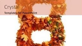  Presentation with blank whiteboard isolated on white - Beautiful theme featuring marks-isolated-on-white-background backdrop and a gold colored foreground