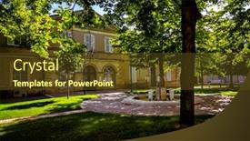  Presentation with southwestern - Colorful PPT theme enhanced with nouvelle-aquitaine in southwestern backdrop and a tawny brown colored foreground