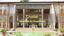  Presentation with iran - Presentation design enhanced with marmar in golestan palace tehran background and a tawny brown colored foreground