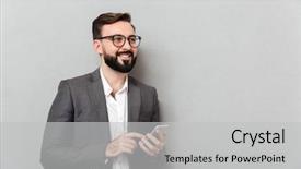  Presentation with telephone poles - PPT theme having using telephone typing text message background and a light gray colored foreground