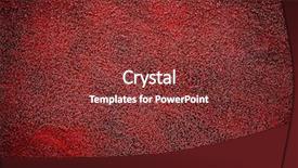  Presentation with wall paint - PPT theme with maroon background - red paint wall background and a tawny brown colored foreground