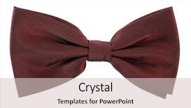  Presentation with maroon - PPT theme having maroon bow tie background and a lemonade colored foreground