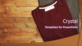 Presentation with blank - Cool new presentation with maroon gray - blank color t-shirts on wooden backdrop and a wine colored foreground