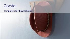  Presentation with straw - Amazing theme having maroon gray - close-up of straw hat hanging backdrop and a sky blue colored foreground