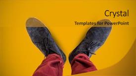  Presentation with maroon grey - Slide deck with maroon gray - digital composite of grey shoes background and a gold colored foreground