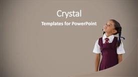  Presentation with maroon - Cool new slide deck with maroon gray - digital composite of schoolgirl backdrop and a gray colored foreground