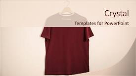  Presentation with maroon - Colorful presentation theme enhanced with maroon pattern - color t-shirt on light background backdrop and a lemonade colored foreground