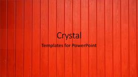  Presentation with paint brush brash and red - Cool new slide set with maroon pattern - old wooden background painted backdrop and a red colored foreground